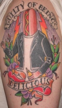 Hot Dog Tattoo